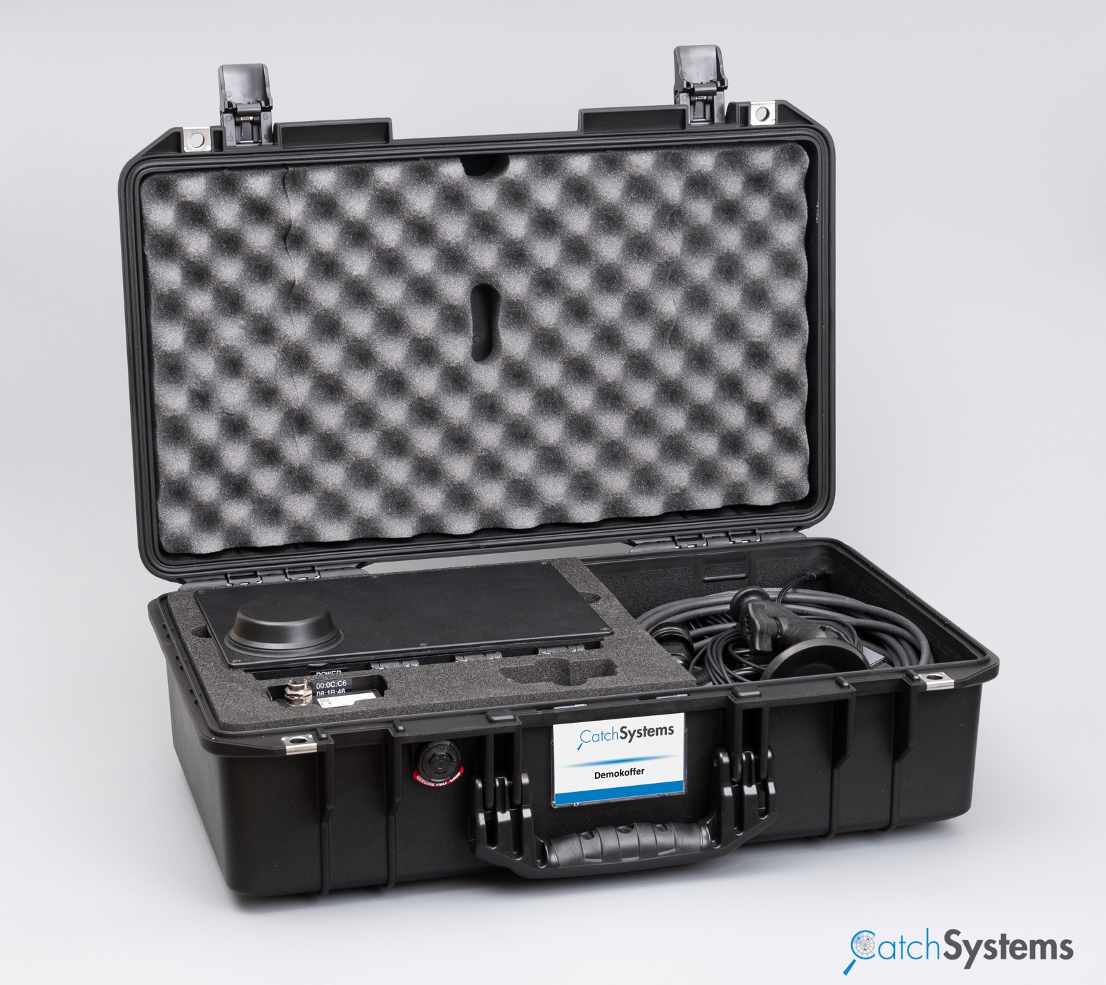 Peli Case System portable ANPR deployment kit in field
